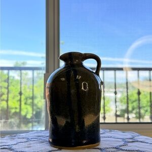 Black Ceramic Jug